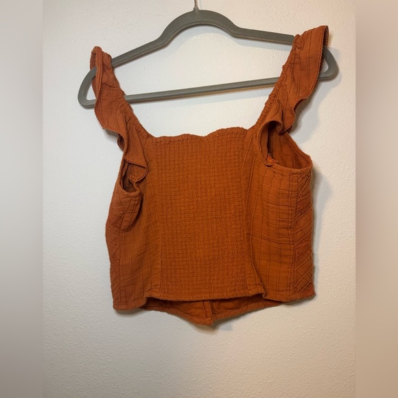 Free People Riveria Lace Tank in Burnt Orange - Picture 5 of 5